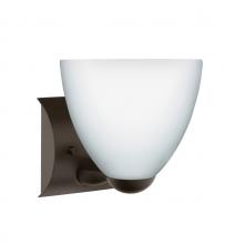 Besa Lighting 1WZ-757207-BR - Besa Wall Sasha Bronze Opal Matte 1x75W Medium Base