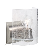 Besa Lighting 1WZ-CELTICBB-EDIL-SN - Besa, Celtic Wall Sconce, Bubble, Satin Nickel Finish, 1x8W LED Filament