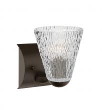 Besa Lighting 1WZ-NICO5CL-BR - Nico 5 Wall, Clear Stone, Bronze Finish, 1x60W Medium Base