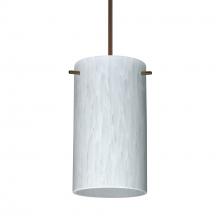 Besa Lighting 1XC-440419-BR-277-DIM010 - Besa Stilo 7 Pendant Bronze Carrera 1x50W MAX GY6.35 Base, 277V, 0-10V Dimming