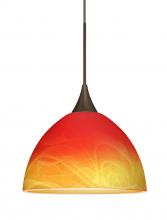 Besa Lighting 1XC-4679SL-BR-L - Besa Pendant Brella Bronze Solare 1x50W MAX GY6.35 Base, 15Ft. Cord