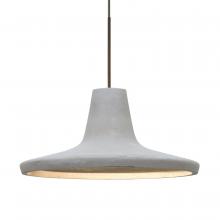 Besa Lighting 1XC-MODUSNA-LED-BR-L - Besa Modus Cord Pendant, Natural, Bronze Finish, 1x9W LED, 15Ft. Cord