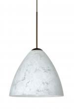 Besa Lighting 1XT-177919-BR-L - Besa Pendant Mia Bronze Carrera 1x50W MAX GY6.35 Base, 15Ft. Cord