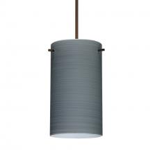 Besa Lighting 1XT-4404TN-BR-277-DIM010 - Besa Stilo 7 Pendant Bronze Titan 1x50W MAX GY6.35 Base, 277V, 0-10V Dimming