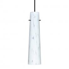 Besa Lighting 1XT-567419-BK-L - Besa Camino Pendant Black Carrera 1x50W MAX GY6.35 Base, 15Ft. Cord