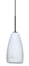 Besa Lighting 1BC-150919-MED-BR - Besa Chrissy Pendant Bronze Carrera 1x50W B10 Medium Base