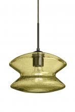 Besa Lighting 1JT-ZENGD-BR - Besa, Zen Cord Pendant, Gold Bubble, Bronze Finish, 1x60W Medium Base