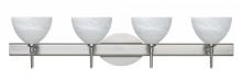 Besa Lighting 4SW-467952-LED-SN - Besa Wall Brella Satin Nickel Marble 4x5W LED
