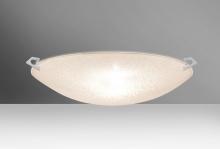 Besa Lighting 8419GL-LED-SN - Besa Ceiling Sonya 20 Satin Nickel Glitter 3x11W LED