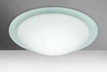 Besa Lighting 977025C - Besa Ceiling Ring 19 White/Frost Ring 3x60W Medium Base