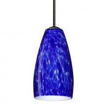 Besa Lighting B-150986-BK - Besa Chrissy Pendant For Multiport Canopy Black Blue Cloud 1x50W E12 base