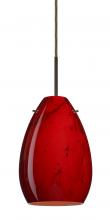 Besa Lighting B-1713MA-BR-L - Besa Pendant for Multiport Canopy Pera 6 Bronze Magma 1x50W E12 base, 15Ft Cord