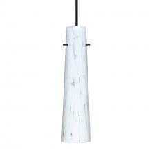 Besa Lighting B-567419-BK - Besa Camino Pendant For Multiport Canopy Black Carrera 1x40W E12 base