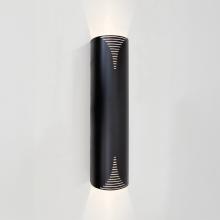Besa Lighting EDGE24-LED-BK - Besa Edge 24 Sconce, Black Finish, 2x6W LED