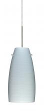 Besa Lighting J-1512KR-SN-L - Besa Tao 10 Pendant For Multiport Canopy Satin Nickel Chalk 1x100W Medium Base, 15Ft. Cord