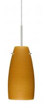 Besa Lighting J-1512OK-LED-SN-L - Besa Tao 10 LED Pendant For Multiport Canopy Oak Satin Nickel 1x9W LED, 15Ft. Cord