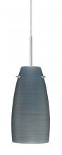 Besa Lighting J-1512TN-SN-L - Besa Tao 10 Pendant For Multiport Canopy Satin Nickel Titan 1x100W Medium Base, 15Ft. Cord