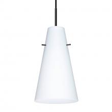 Besa Lighting J-412407-BK - Besa Cierro Pendant For Multiport Canopy Black Opal Matte 1x100W Medium Base