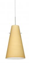 Besa Lighting J-4124VM-LED-SN-L - Besa Cierro LED Pendant For Multiport Canopy J Vanilla Matte Satin Nickel 1x9W LED, 15Ft. Cord