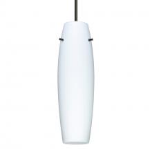 Besa Lighting J-489707-BK - Besa Pendant For Multiport Canopy Suzi 14, Black, Opal Matte 1x100W Medium Base
