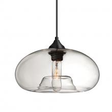 Besa Lighting J-BANACL-BK - Besa Pendant For Multiport Canopy Bana Black Clear 1x60W Medium Base
