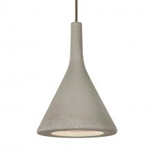 Besa Lighting J-GALATN-LED-BR-L - Besa Gala Pendant For Multiport Canopy, Tan, Bronze Finish, 1x9W LED, 15Ft. Cord