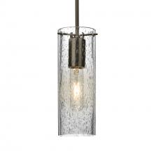 Besa Lighting J-JUNI10CL-BR-L - Besa, Juni 10 Pendant For Multiport Canopy, Clear Bubble, Bronze, 1x60W Medium Base, 15Ft. Cord