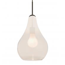 Besa Lighting J-LEONMW-BR-L - Besa, Leon Cord Pendant for Multiport Canopy for Multiport Canopy, Milky White, Bronze Finish