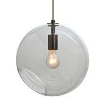 Besa Lighting J-MAESTRO12CL-BR-L - Besa, Maestro 12 Cord Pendant for Multiport Canopy, Clear, Bronze Finish, 1x60W Medium Base