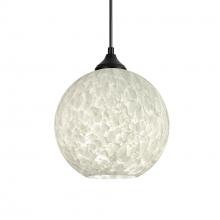 Besa Lighting OP-COCO819-BK - Besa Coco 8 Outdoor Pendant, Carrera, Black Finish, 1x E26 Base