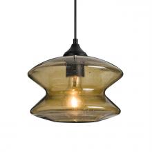 Besa Lighting OP-ZENLT-BK - Besa, Zen Outdoor Pendant, Latte Bubble, Black Finish, 1xE26 Base