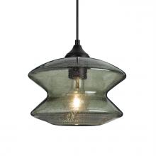 Besa Lighting OP-ZENMS-BK - Besa, Zen Outdoor Pendant, Moss Bubble, Black Finish, 1xE26 Base