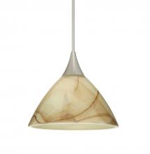 Besa Lighting RXP-174383-LED-SN - Besa Pendant Domi Satin Nickel Mocha 1x3W LED