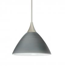 Besa Lighting RXP-1743TN-LED-SN - Besa Pendant Domi Satin Nickel Titan 1x3W LED