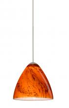 Besa Lighting RXP-1779HB-SN-L - Besa Pendant Mia Satin Nickel Habanero 1x50W MAX GY6.35 Base, 15Ft. Cord