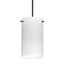Besa Lighting RXP-4404KR-BK-277-DIM010 - Besa Stilo 7 Pendant Black Chalk 1x50W MAX GY6.35 Base, 277V, 0-10V Dimming