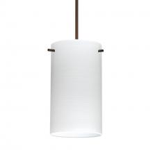 Besa Lighting RXP-4404KR-BR-277 - Besa Stilo 7 Pendant Bronze Chalk 1x50W MAX GY6.35 Base, 277V