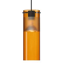 Besa Lighting RXP-6527EG-BK - Besa Pendant Scope 7, Black Finish, Armagnac/Frost 1x50W MAX GY6.35 Base MR16