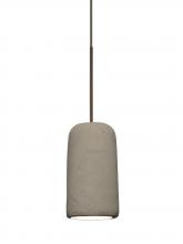 Besa Lighting RXP-GLIDETN-LED-BR-L - Besa Glide Cord Pendant, Tan, Bronze Finish, 1x2W LED, 15Ft. Cord