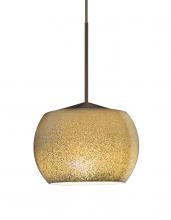 Besa Lighting RXP-KENOGD-LED-BR - Besa, Keno Cord Pendant, Gold Sand, Bronze Finish, 1x3W LED