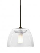 Besa Lighting RXP-SPURCL-BR - Besa Spur Cord Pendant, Clear, Bronze Finish, 1x35W MAX GY6.35 Base