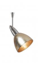 Besa Lighting SP-1758GF-18-SN - Besa Spotlight With 18" Stem Divi Satin Nickel Gold Foil 1x50W Bipin MR16