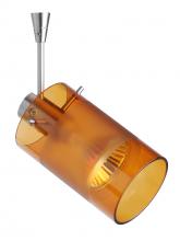 Besa Lighting SP-6524EG-12-SN - Besa Spotlight With 12" Stem Scope 4 Satin Nickel Armagnac/Frost 1x50W Bipin MR16