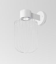 Besa Lighting SULTANA-C-WALL-LED-WH - Besa, Sultana Cylinder Wall Sconce, White Finish, 1x4W LED