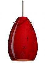 Besa Lighting X-1713MA-BR-L - Besa Pendant For Mulitport Canopy Pera 6 Bronze Magma 1x50W MAX GY6.35 Base, 15Ft. Cord