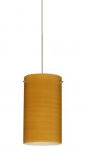 Besa Lighting X-4404OK-SN-277 - Besa Stilo 7 Pendant for Multiport Canopy Satin Nickel Oak 1x50W MAX GY6.35 Base, 277V