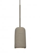 Besa Lighting X-GLIDETN-LED-BR - Besa Glide Cord Pendant For Multiport Canopy, Tan, Bronze Finish, 1x2W LED