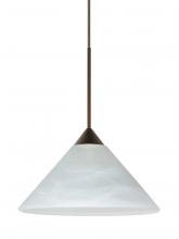 Besa Lighting XP-117652-LED-BR - Besa Pendant Kona Bronze Marble 1x5W LED