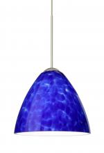 Besa Lighting XP-177986-LED-SN - Besa Pendant Mia Satin Nickel Blue Cloud 1x5W LED