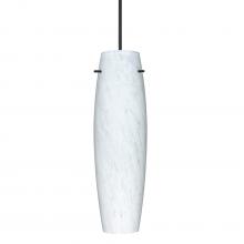 Besa Lighting XP-412119-BK-DIM010 - Besa Stilo 11 Pendant, Carrera, Black, 1x50W MAX GY6.35 Base, 0-10V Dimming